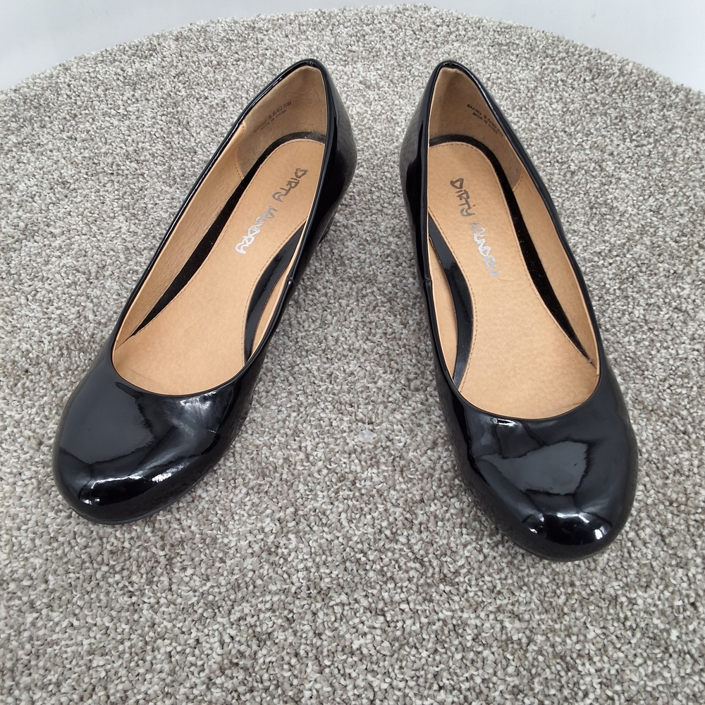 Dirty Laundry 9.5 Wide Black Patent Dress Shoes